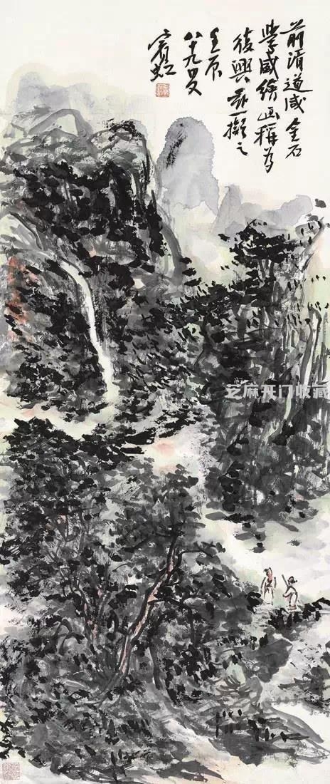 黄宾虹佳作，珍藏