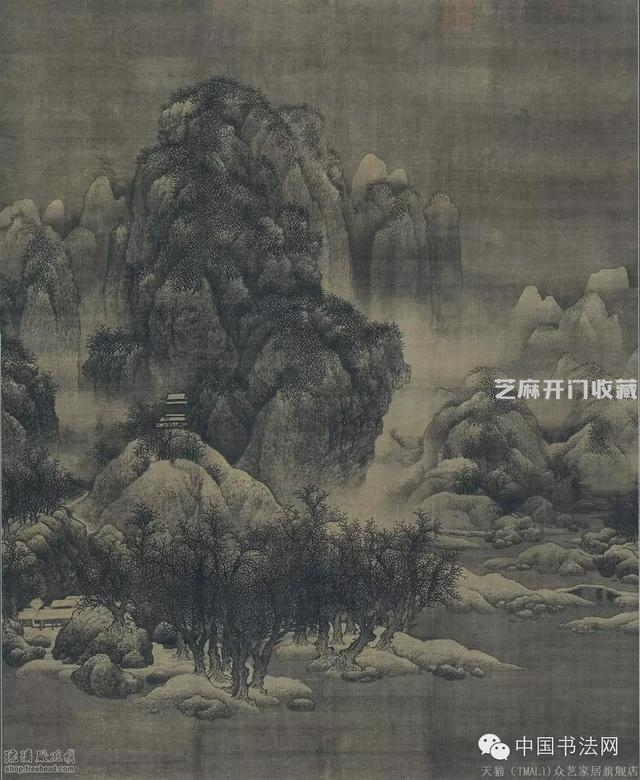 名画赏析：范宽  寒林雪景图 （高清局部震撼呈现）