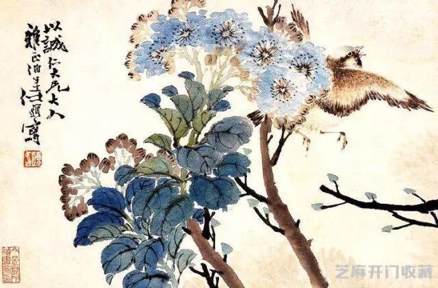 清末著名画家任伯年花鸟画欣赏!