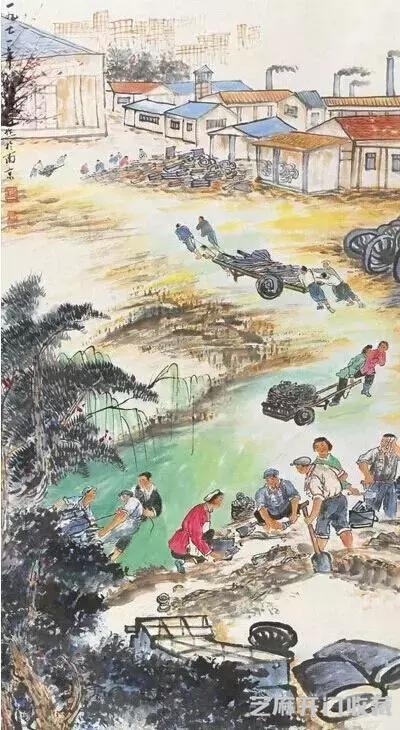 我国当代六位国画大师作品欣赏