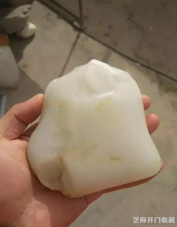 真正的极品羊脂白玉籽料原石！