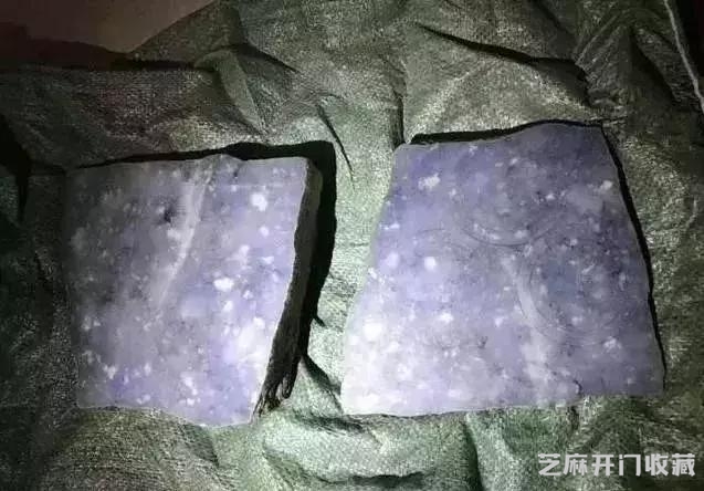 男子花高价买翡翠原石，一刀切出万分罕见的极品紫罗兰！