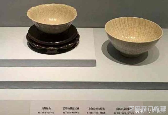 宋代哥窑真品与仿品对比！