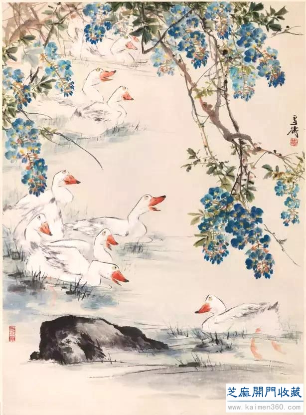 现代中国卓有成就的花鸟画大师——王雪涛（精品100幅）