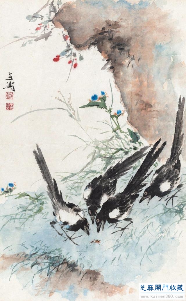 现代中国卓有成就的花鸟画大师——王雪涛（精品100幅）