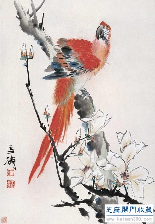 现代中国卓有成就的花鸟画大师——王雪涛（精品100幅）