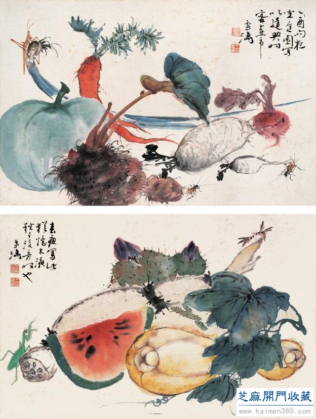 现代中国卓有成就的花鸟画大师——王雪涛（精品100幅）