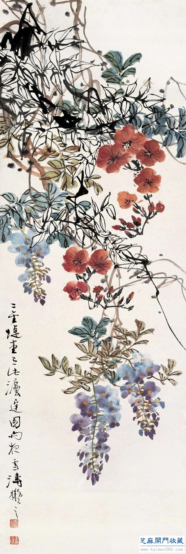 现代中国卓有成就的花鸟画大师——王雪涛（精品100幅）