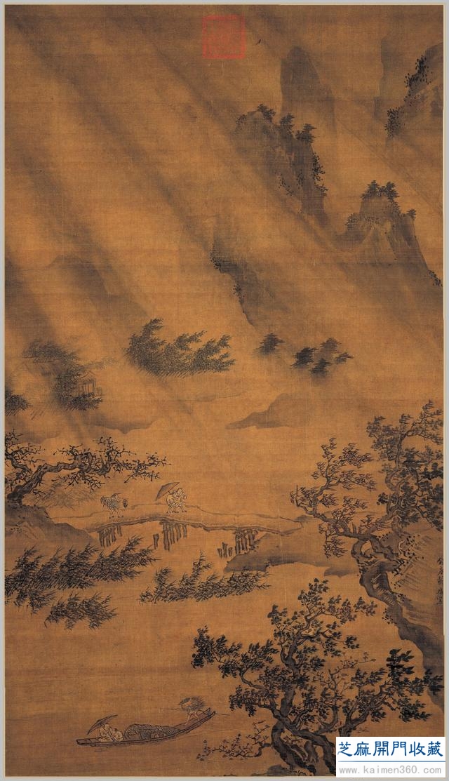 穿越到古代去看雨，中国画雨景欣赏