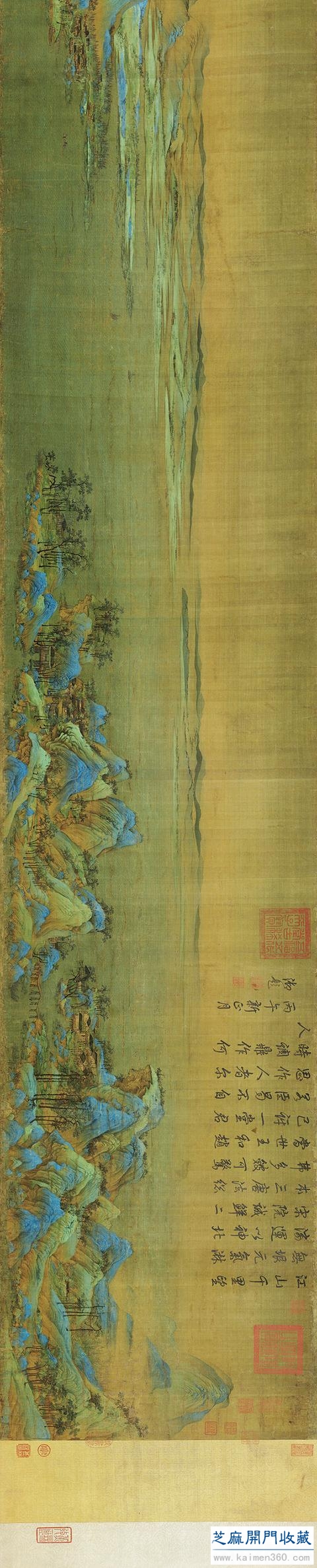 名画 | 王希孟《千里江山图》长卷