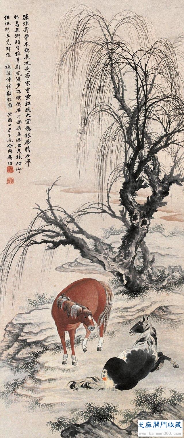 于画无不能，诗书画并称“三绝”——马骀