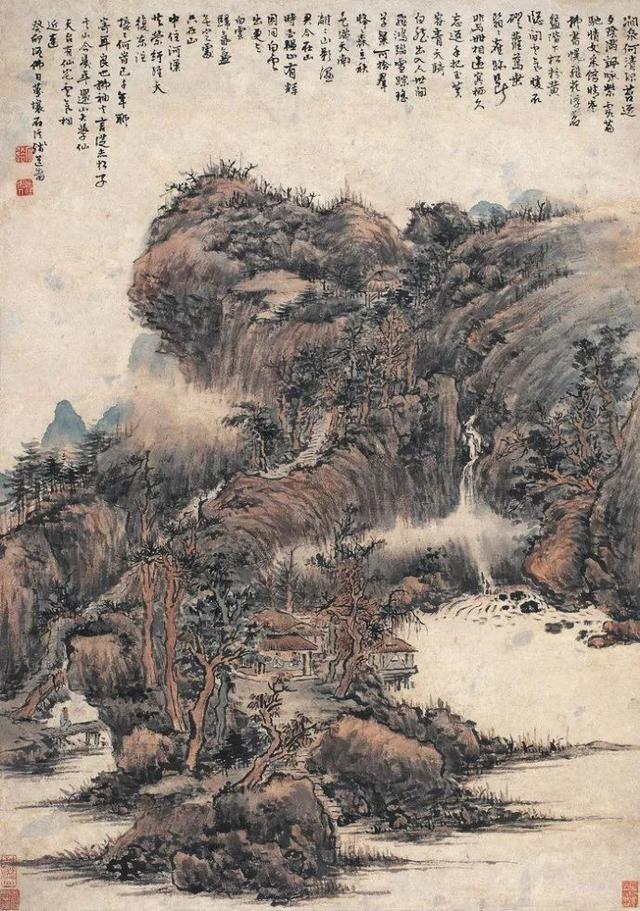 髡残｜人品画品并重 影响画坛三百多年（70幅）