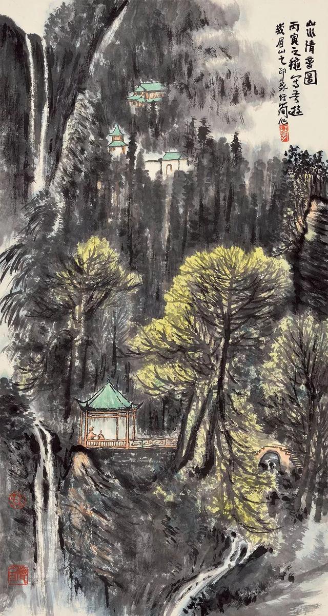 中央美院副教授｜李行简水墨山水画赏析（80幅）