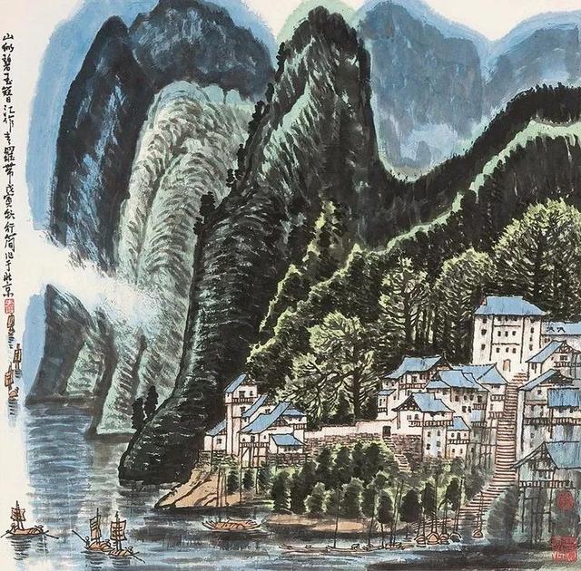 中央美院副教授｜李行简水墨山水画赏析（80幅）