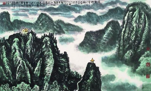 中央美院副教授｜李行简水墨山水画赏析（80幅）