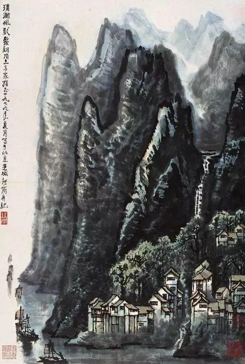 中央美院副教授｜李行简水墨山水画赏析（80幅）