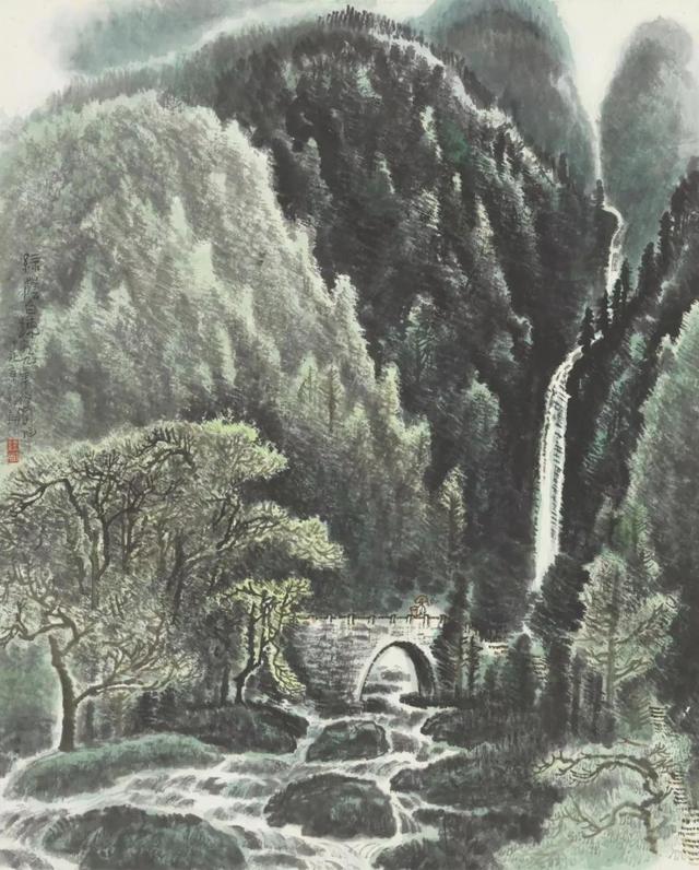 中央美院副教授｜李行简水墨山水画赏析（80幅）