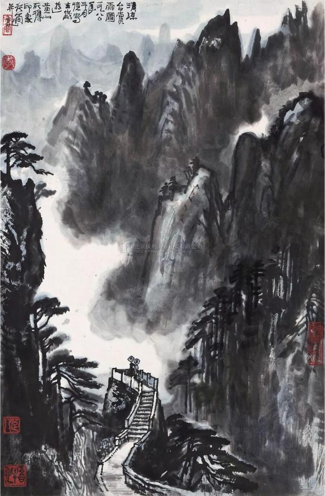 中央美院副教授｜李行简水墨山水画赏析（80幅）