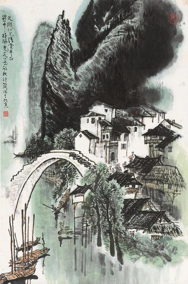 中央美院副教授｜李行简水墨山水画赏析（80幅）