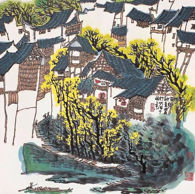 中央美院副教授｜李行简水墨山水画赏析（80幅）