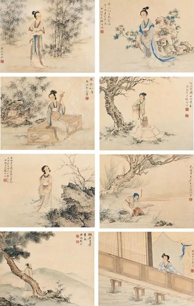 清末画家｜杨伯润山水画赏析（80幅）