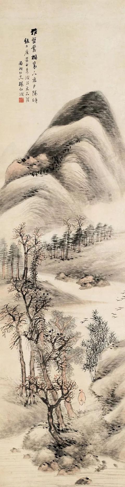 清末画家｜杨伯润山水画赏析（80幅）