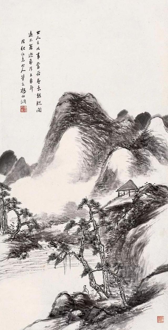 清末画家｜杨伯润山水画赏析（80幅）