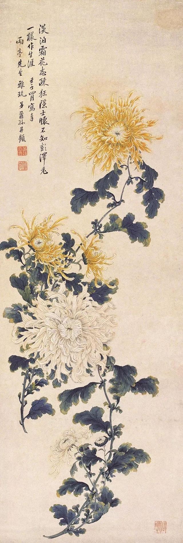 精美｜缪谷瑛百花图集与菊谱（130幅）