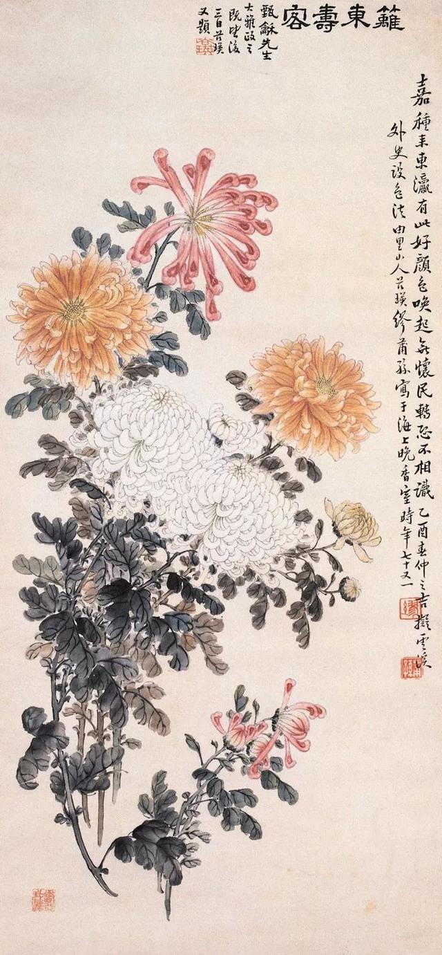 精美｜缪谷瑛百花图集与菊谱（130幅）