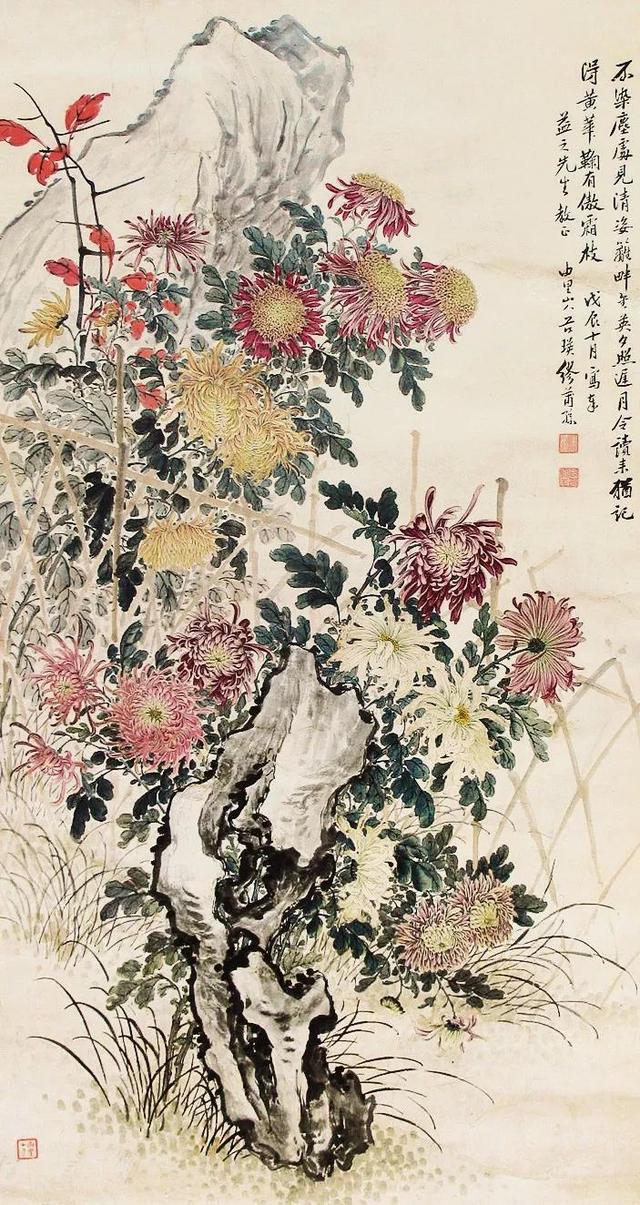 精美｜缪谷瑛百花图集与菊谱（130幅）