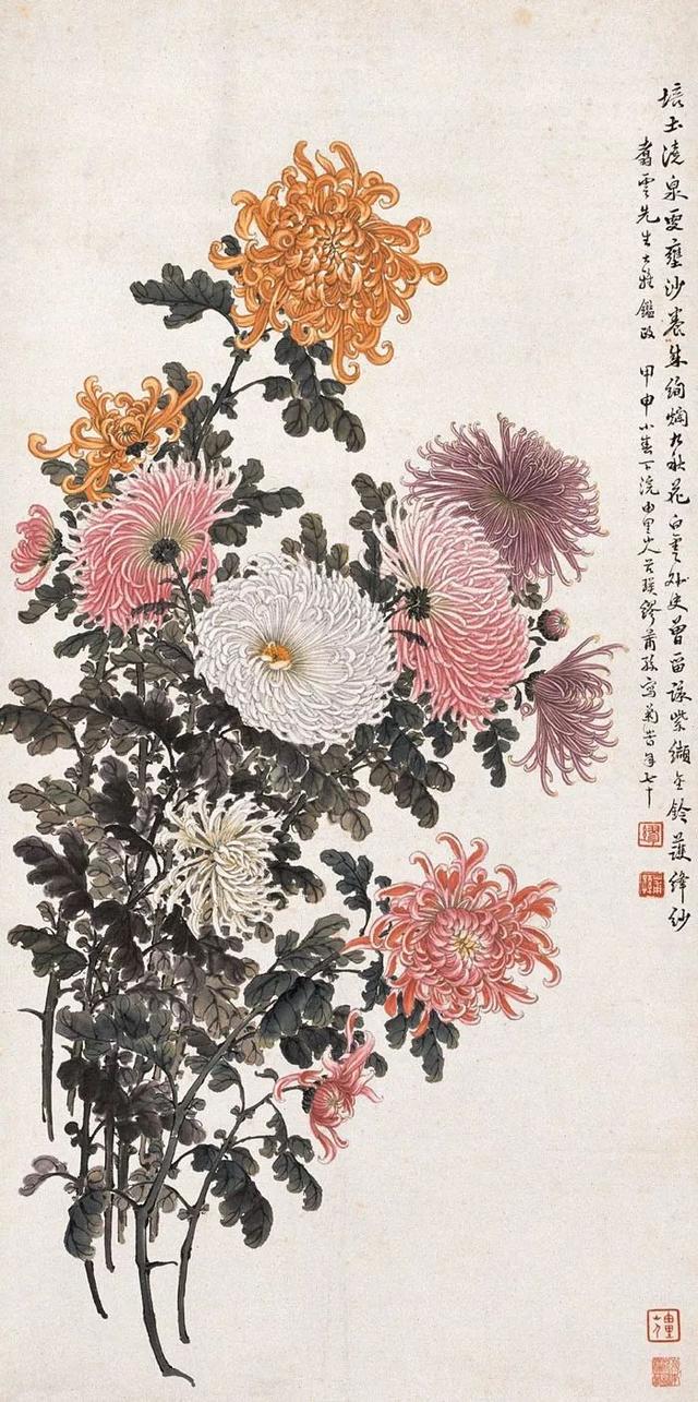 精美｜缪谷瑛百花图集与菊谱（130幅）