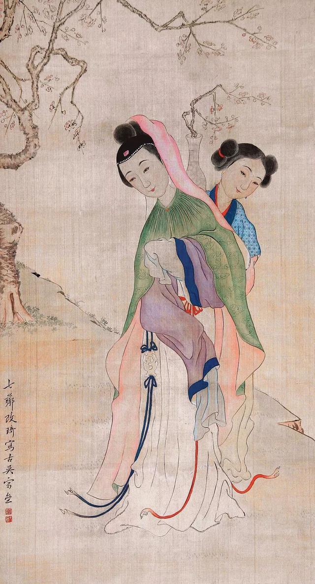 晚清著名画家｜改琦人物作品合辑（140幅）