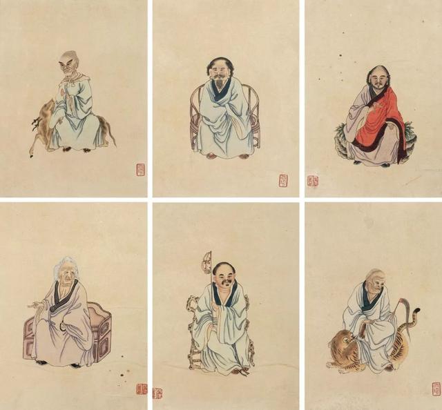 晚清著名画家｜改琦人物作品合辑（140幅）