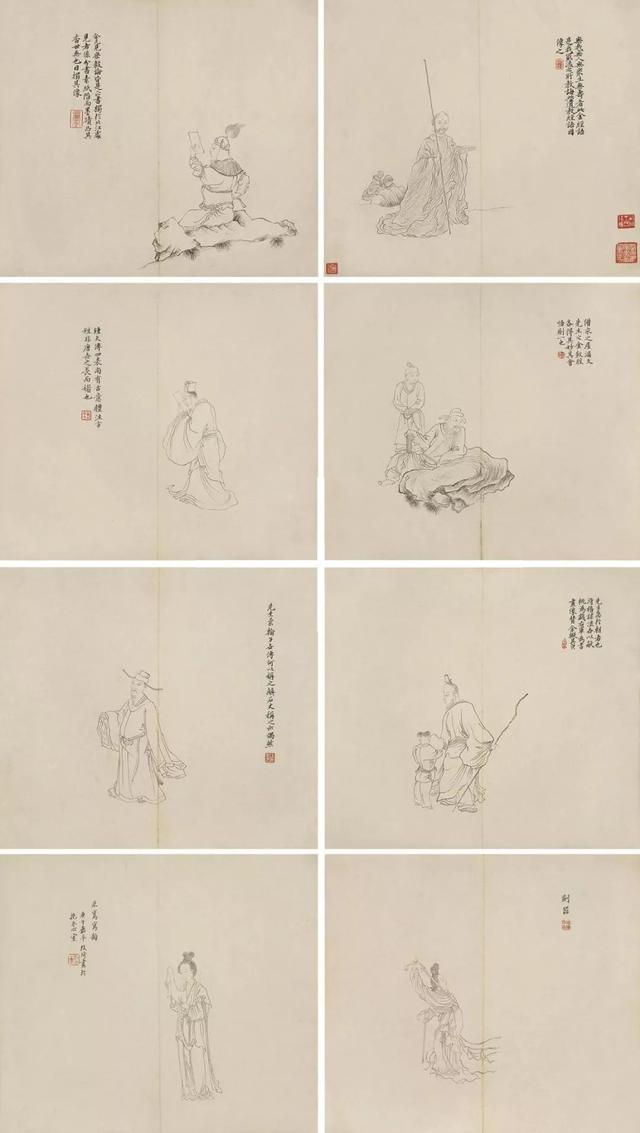 晚清著名画家｜改琦人物作品合辑（140幅）