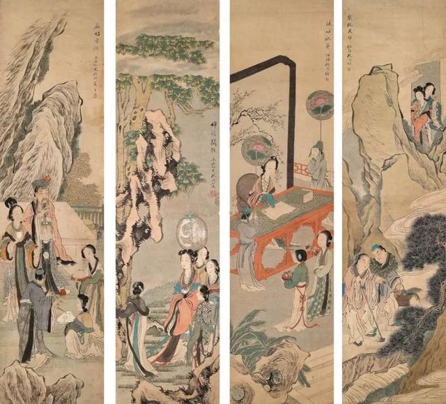 晚清著名画家｜改琦人物作品合辑（140幅）