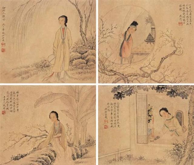 晚清著名画家｜改琦人物作品合辑（140幅）