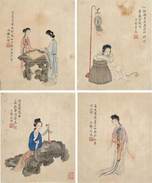 晚清著名画家｜改琦人物作品合辑（140幅）