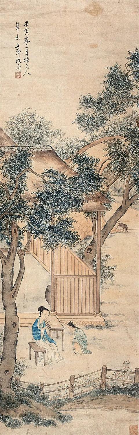 晚清著名画家｜改琦人物作品合辑（140幅）