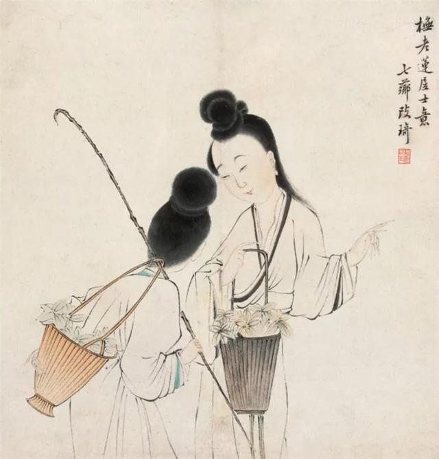 晚清著名画家｜改琦人物作品合辑（140幅）