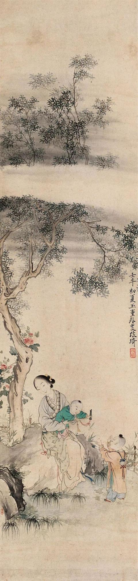 晚清著名画家｜改琦人物作品合辑（140幅）