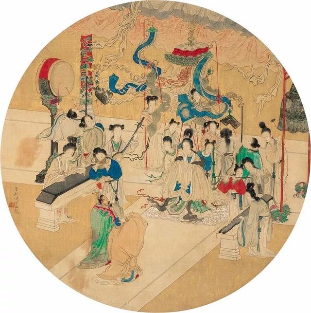 晚清画家｜倪田花鸟、人物、山水画合辑（130幅）