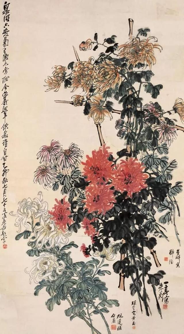 晚清画家｜倪田花鸟、人物、山水画合辑（130幅）