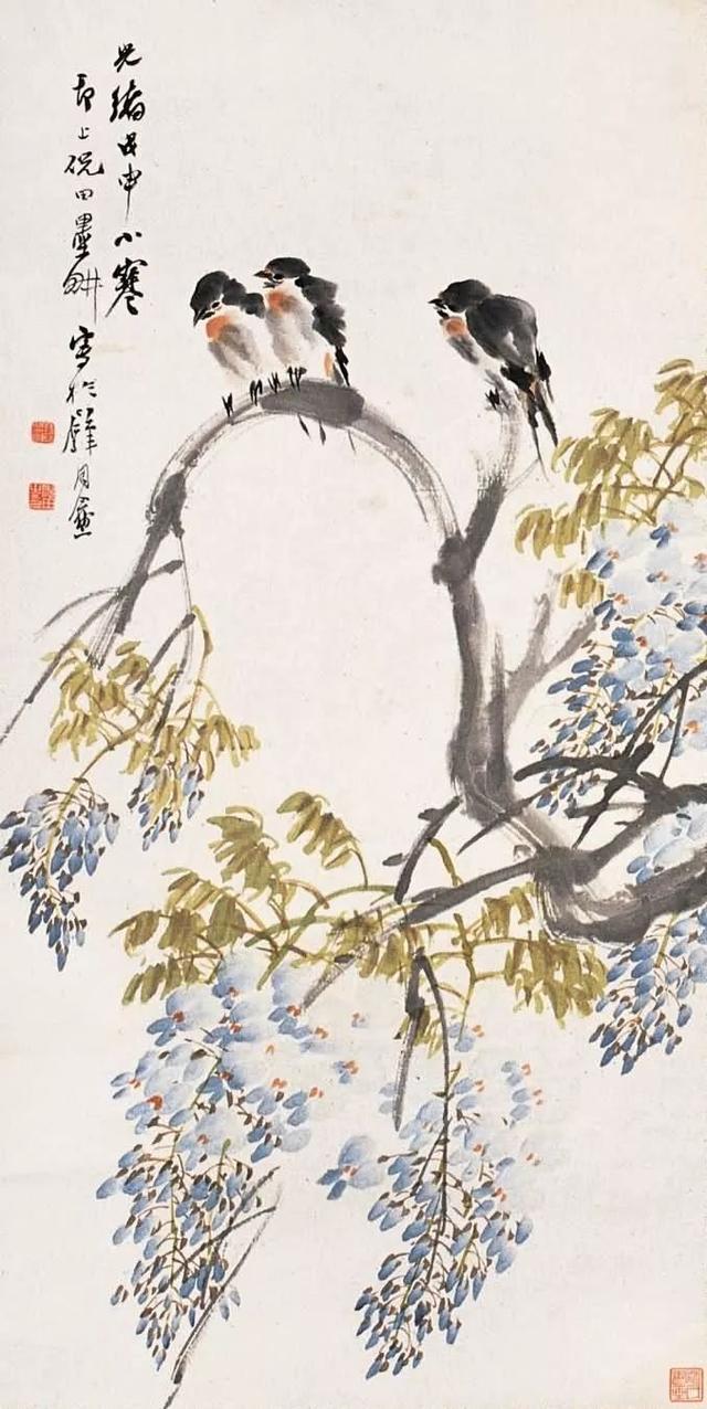 晚清画家｜倪田花鸟、人物、山水画合辑（130幅）