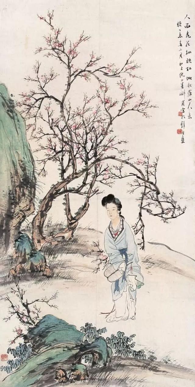 晚清画家｜倪田花鸟、人物、山水画合辑（130幅）