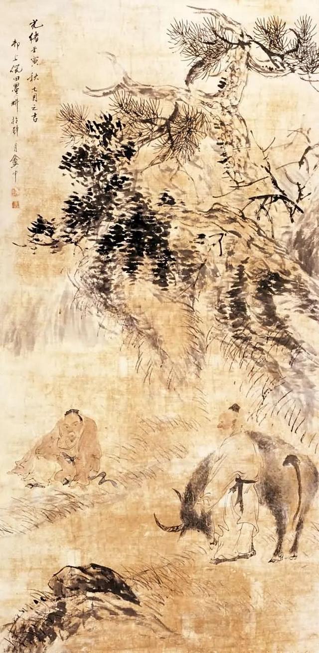 晚清画家｜倪田花鸟、人物、山水画合辑（130幅）