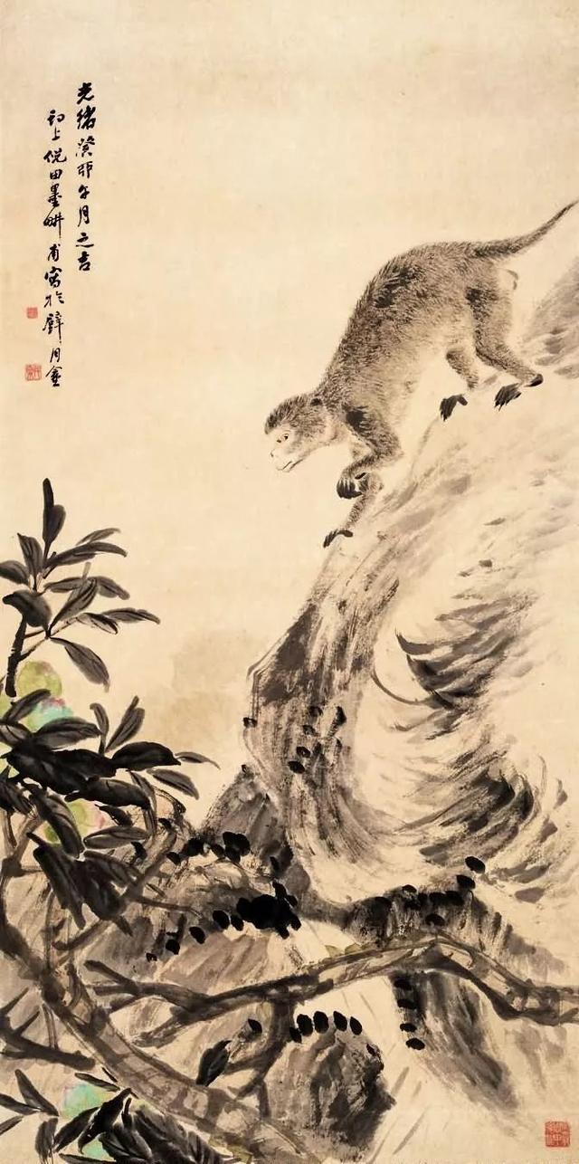 晚清画家｜倪田花鸟、人物、山水画合辑（130幅）