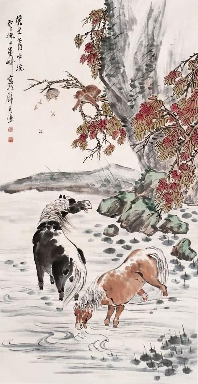 晚清画家｜倪田花鸟、人物、山水画合辑（130幅）