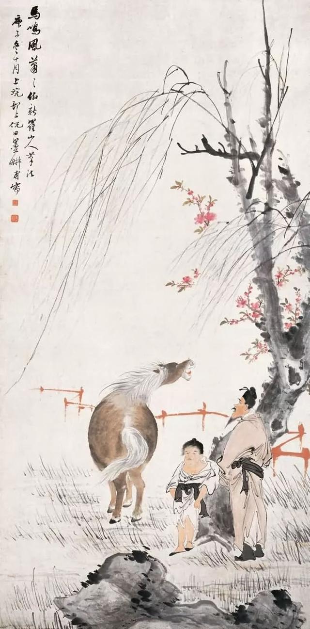 晚清画家｜倪田花鸟、人物、山水画合辑（130幅）