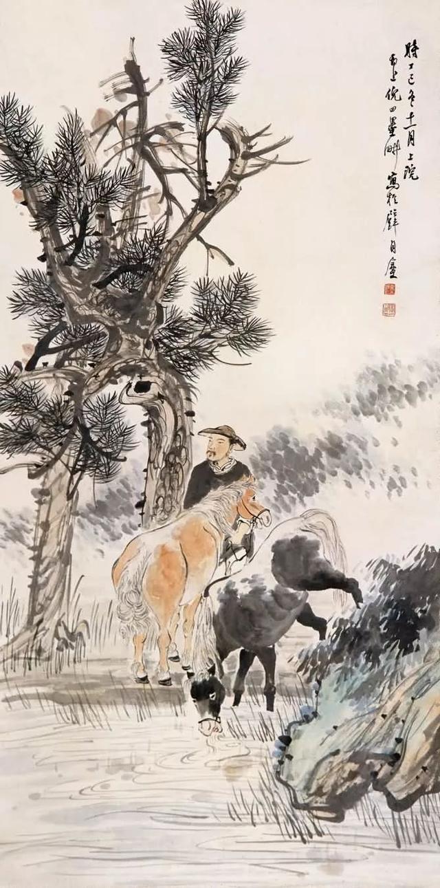 晚清画家｜倪田花鸟、人物、山水画合辑（130幅）