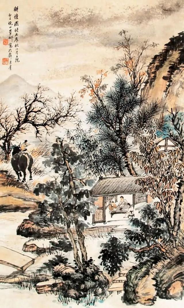 晚清画家｜倪田花鸟、人物、山水画合辑（130幅）